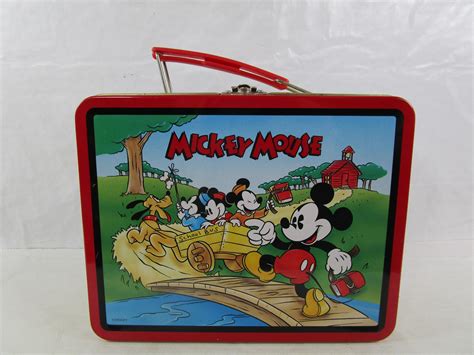 metal lunch box 1890|mickey mouse lunch box history.